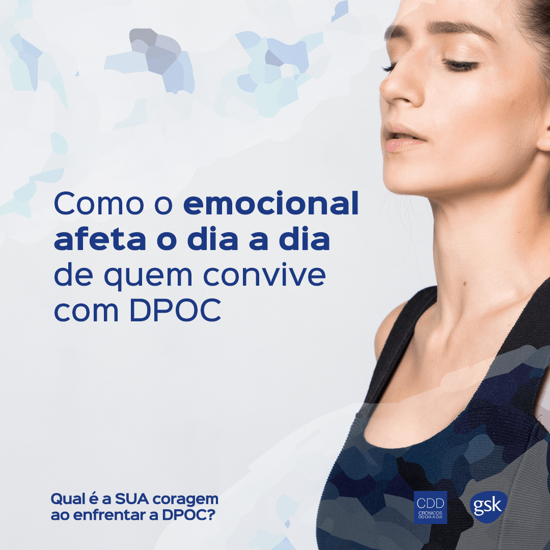 Ansiedade e DPOC ‘andam’ juntas: como o lado emocional afeta o dia a dia de quem convive com a condição