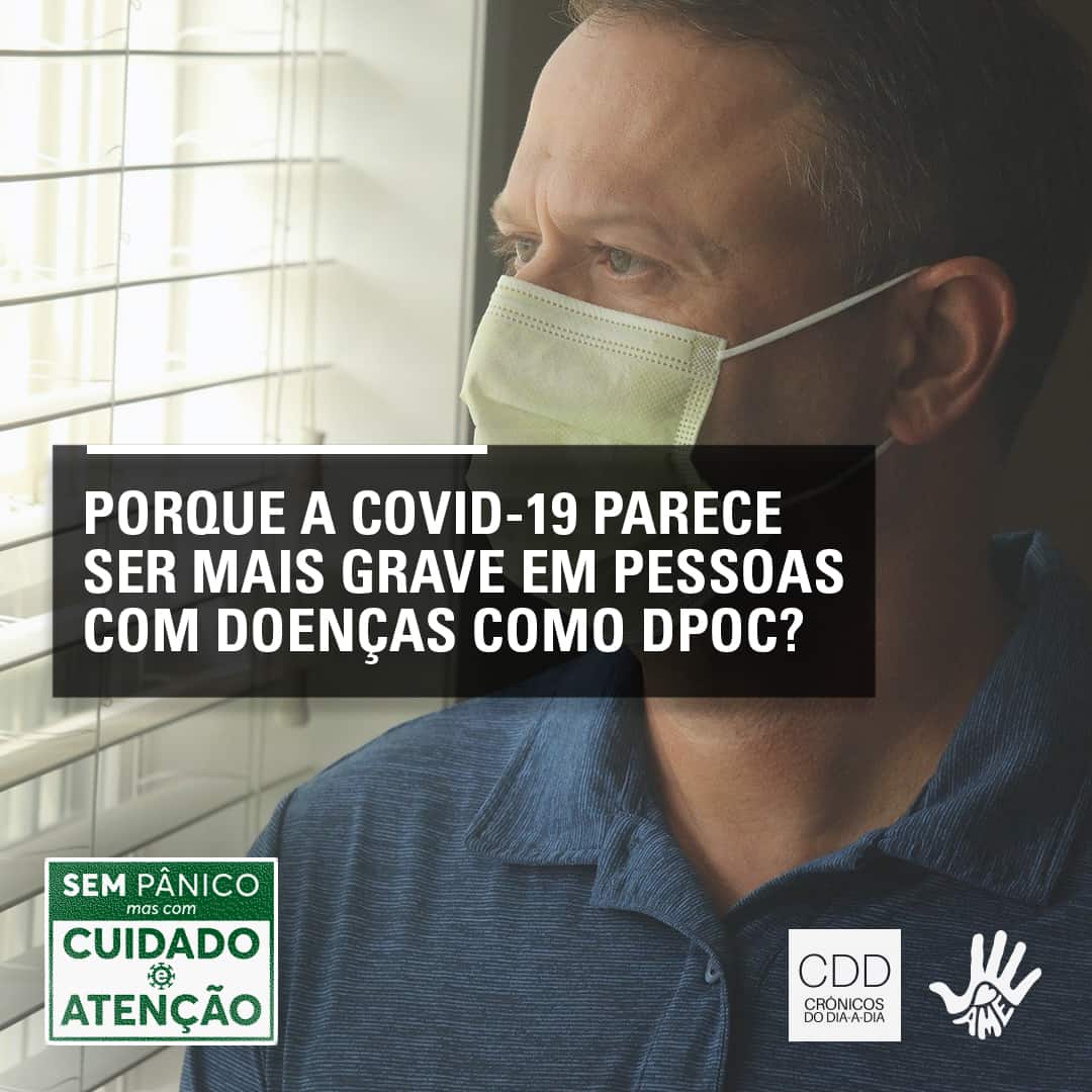 Porque a Covid-19 parece ser mais grave em pessoas com doenças como DPOC?